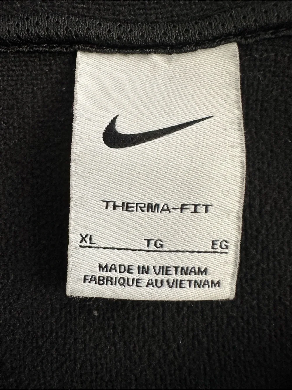 Nike Big Kids' (Youth) Full-Zip Therma-FIT Training Hoodie size XL